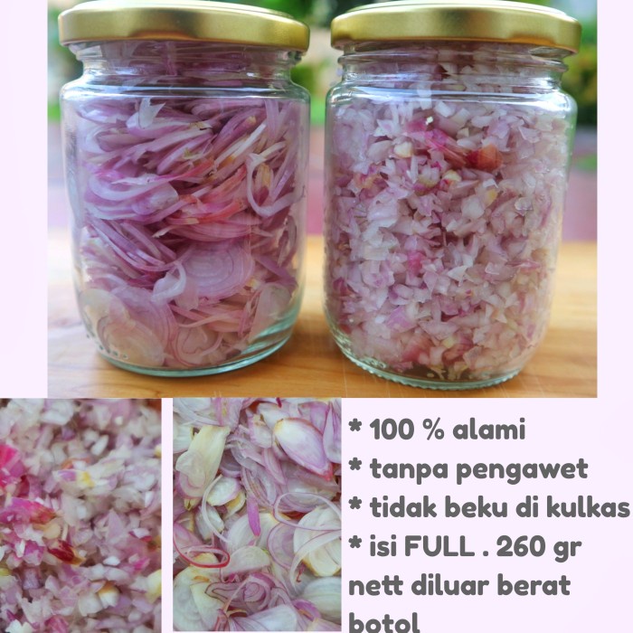 

ds001vv Minced Shallot Sliced Oil Bawang Merah Iris Cincang Dalam Minyak - Sliced Iris Fsfs201