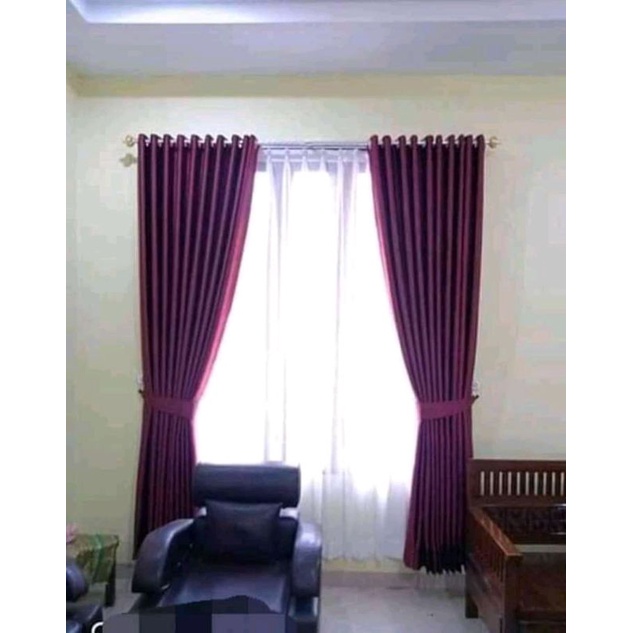 GORDEN BLACKOUT BLUDRU LEBAR 130CM X TINGGI 200CM~250CM