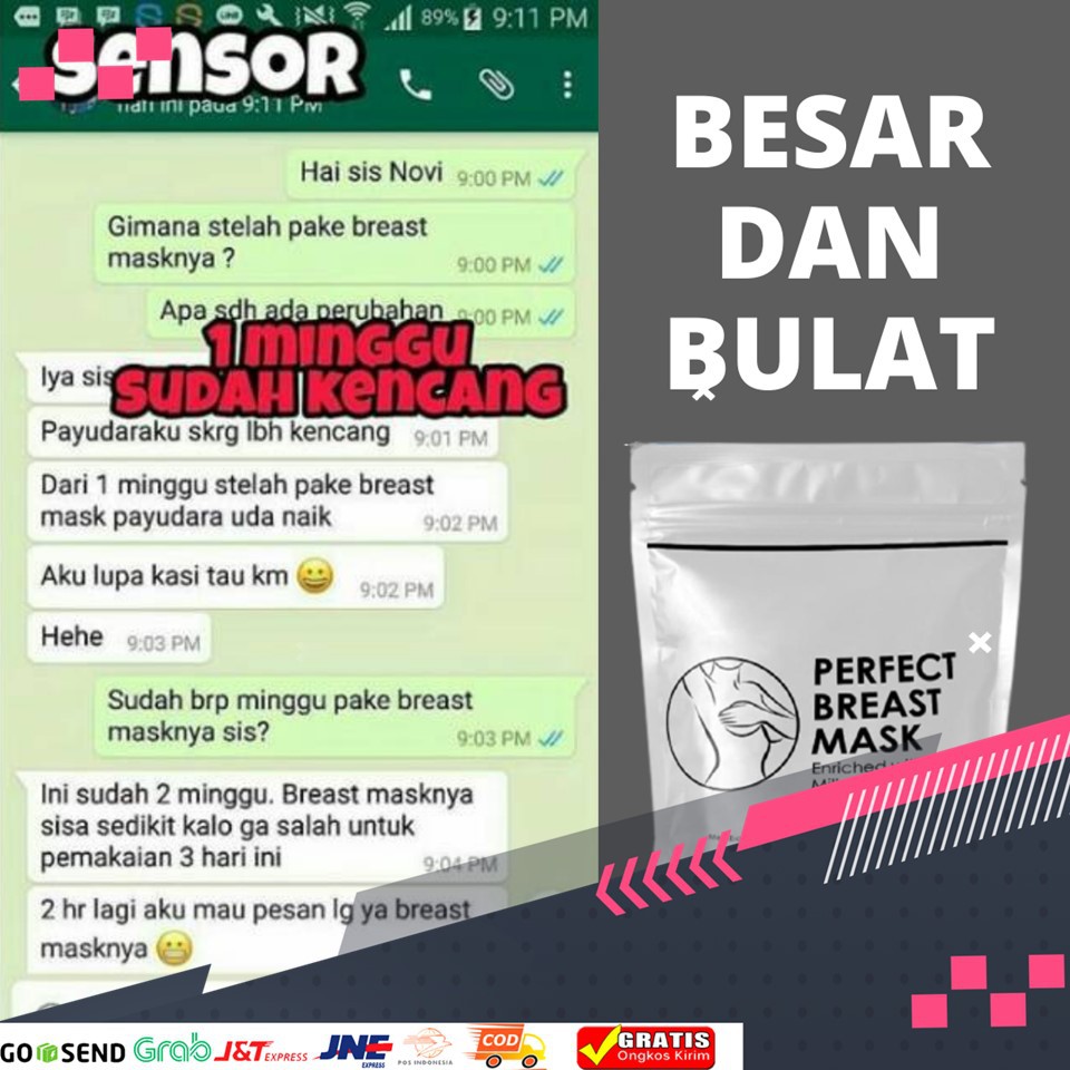 Perfect Breast Mask MASKER PAYUDARA PEMBESAR PAYUDARA