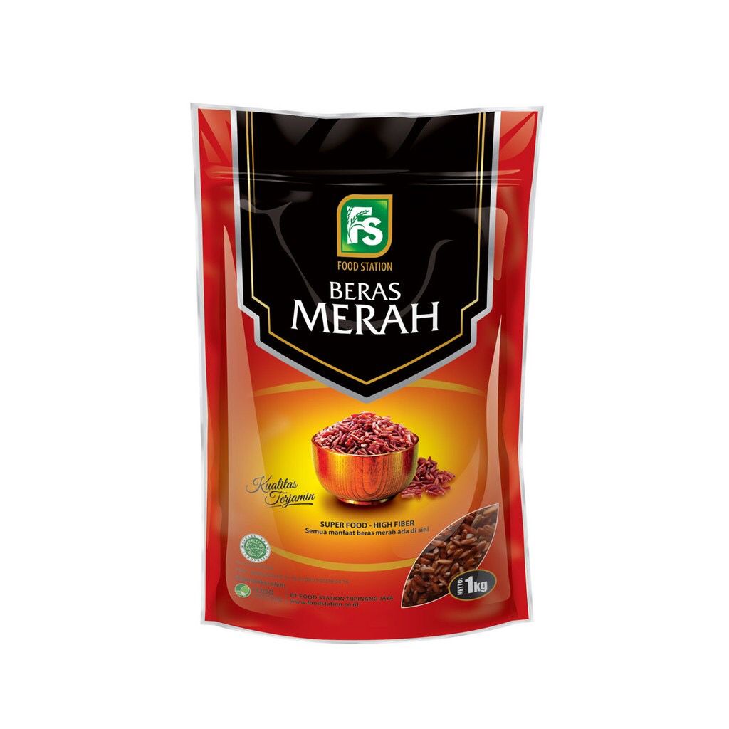 

Food Station - Beras Merah 1 Kg - beras merah - food station