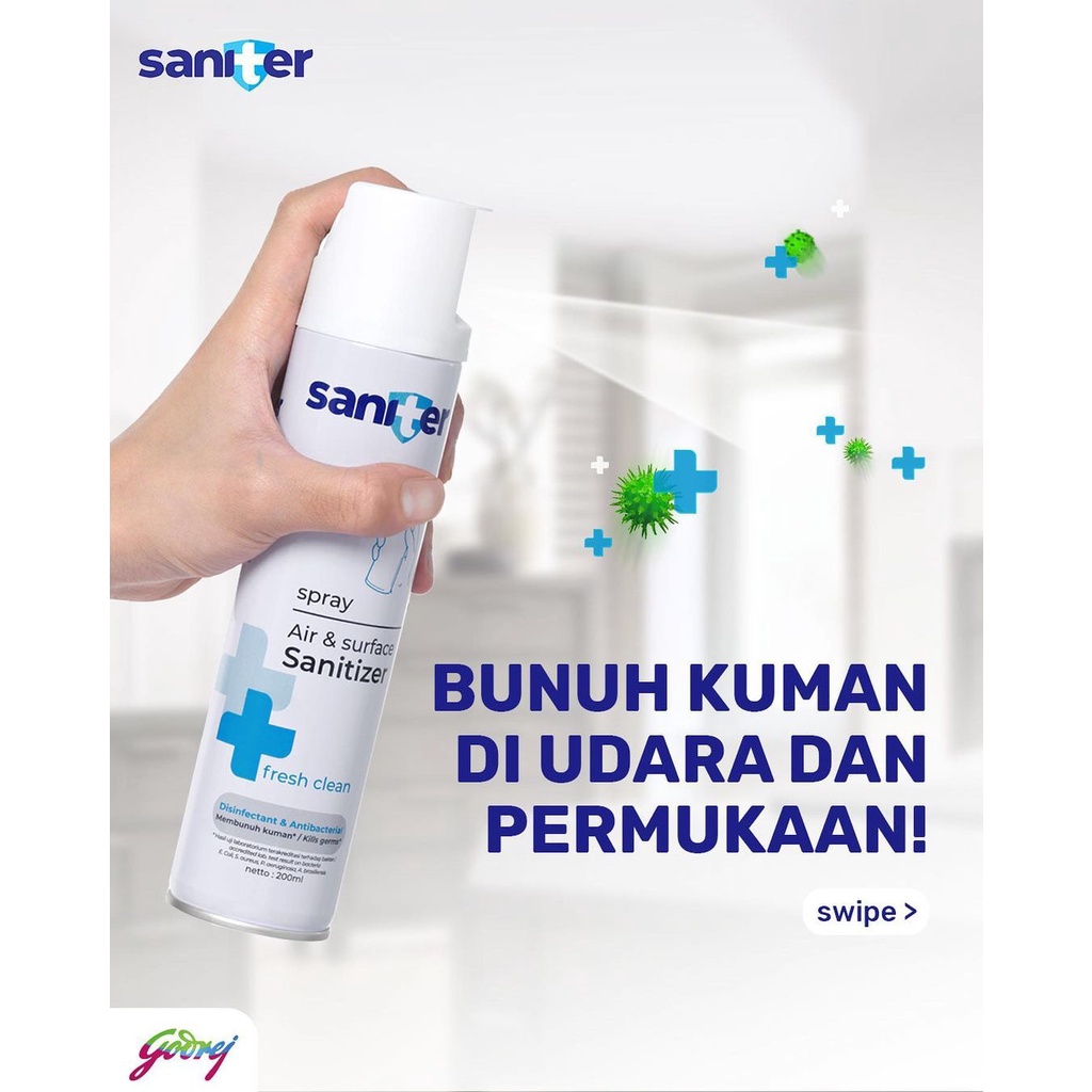 Saniter Air Sanitizer Aerosol 400 ml