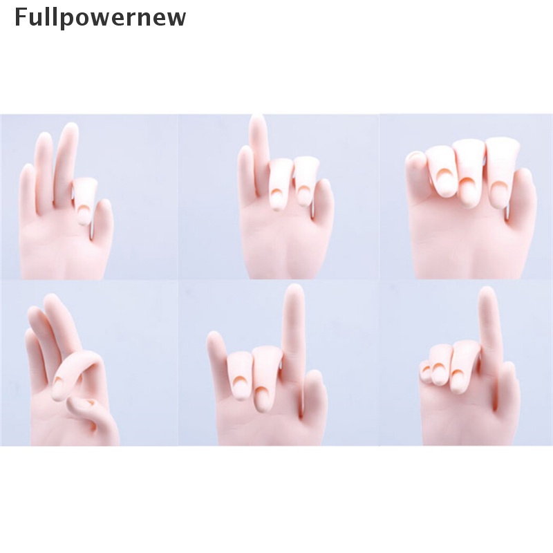 [FULL] Fake Hand For Nail Art Training And Display Movable Practice Nail Tools Model