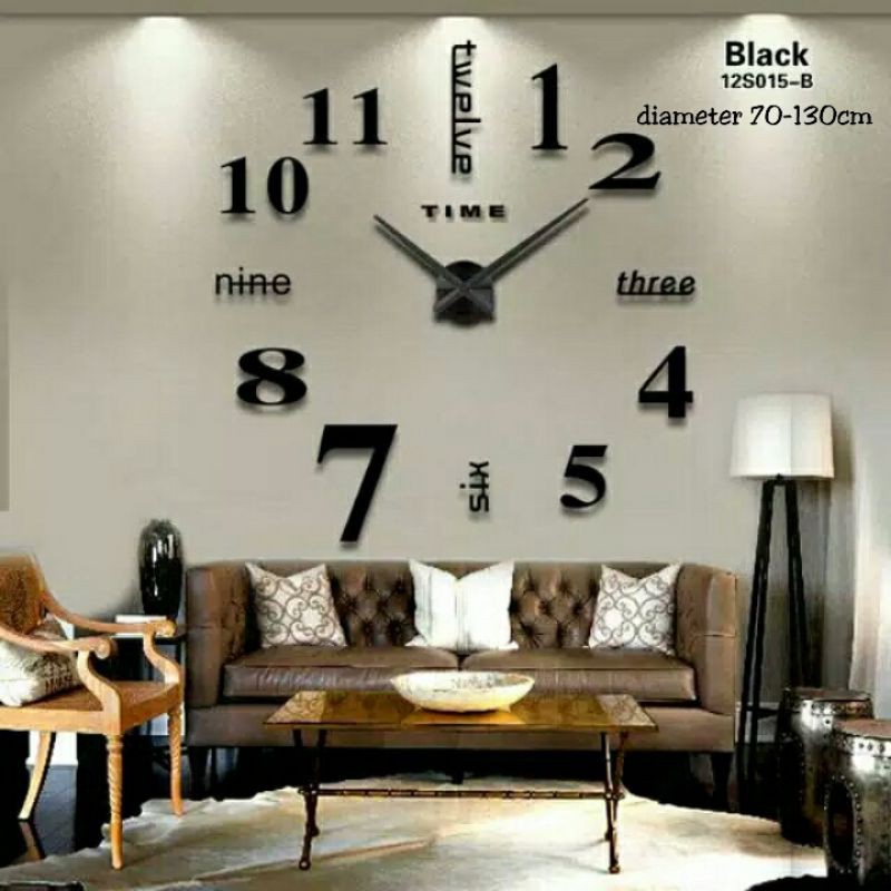 Jam dinding DIY 70-130cm