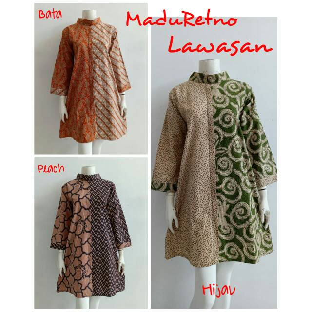 Tunik batik lawasan
