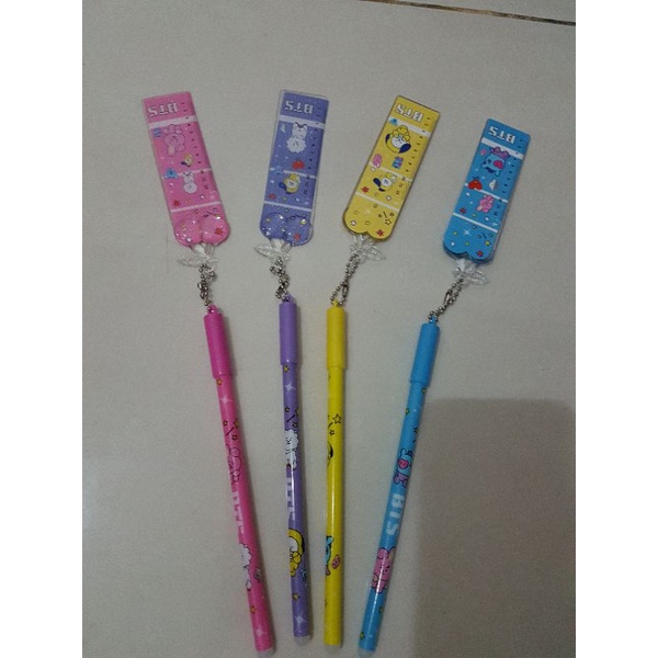 

PULPEN GEL BTS BT21 Gantungan penggaris buku skateboard MURAH / PULPEN BTS / PULPEN BT21 / BOLPEN GEL / PENA / BALLPOIN