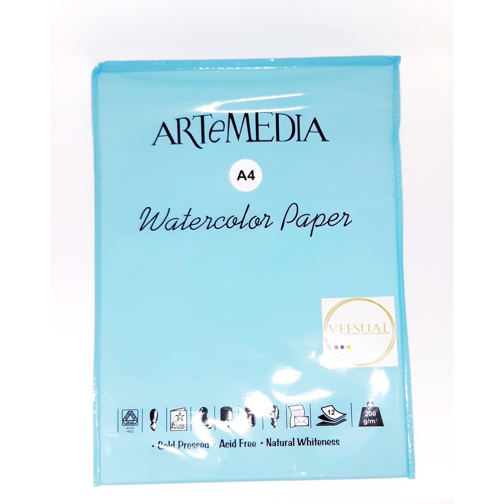 

Watercolor Paper Artemedia A4 - Kertas cat air