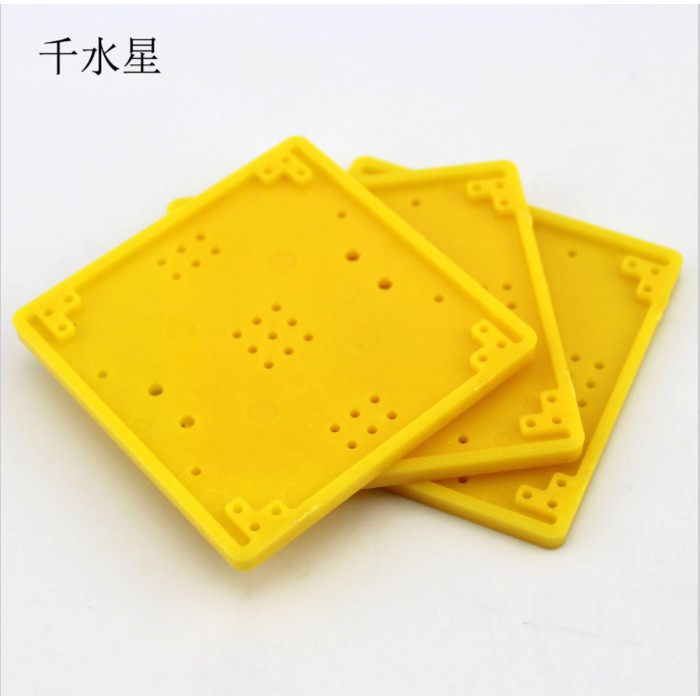 Square board DIY 75x75 mm small production material panel ABS plate toy 75x75mm