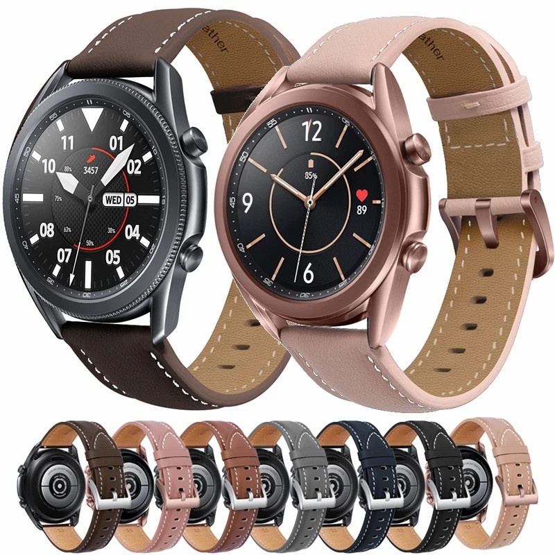 STRAP TALI JAM TANGAN - RUBBER STYLE LEATHER PREMIUM 41MM - FOR SAMSUNG GALAXY WATCH 3