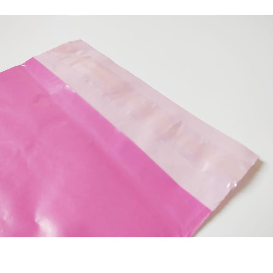 

Buruan!!!-648 POLYMAILER ±100PCS 15x23CM PINK NON PREMIUM GLOSSY PLASTIK POLYMAILER PINK