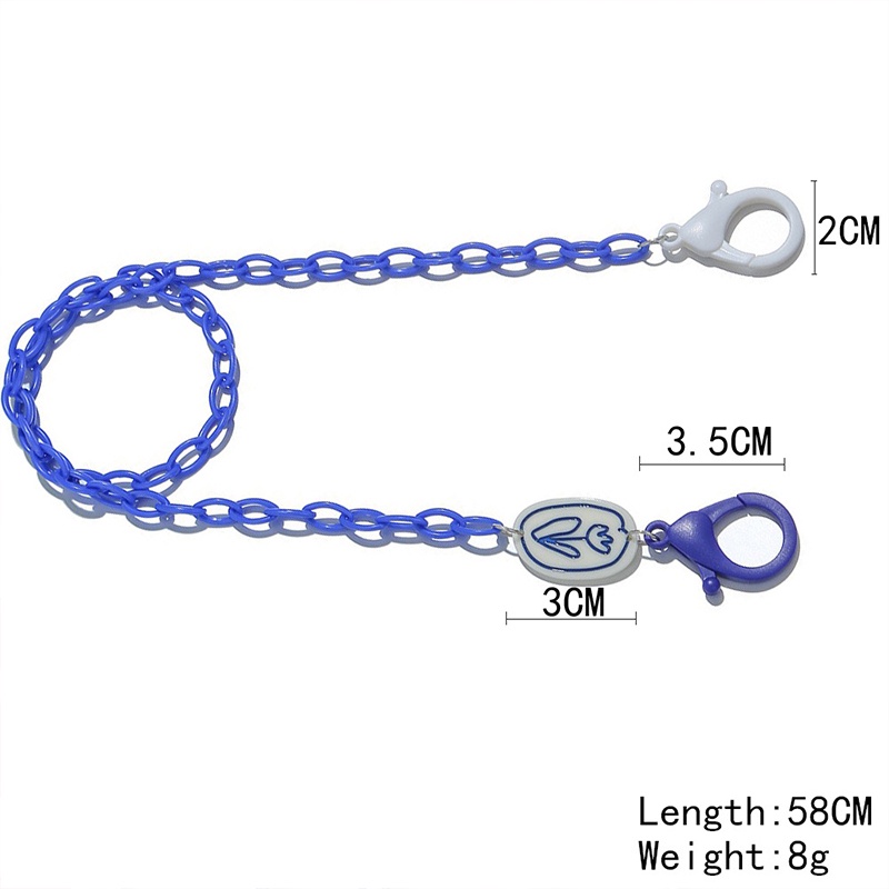 Baru Korea Masker Lanyard Bunga Kecil Masker Lanyard Kreatif Anti Loss Acrylic Kacamata Rantai