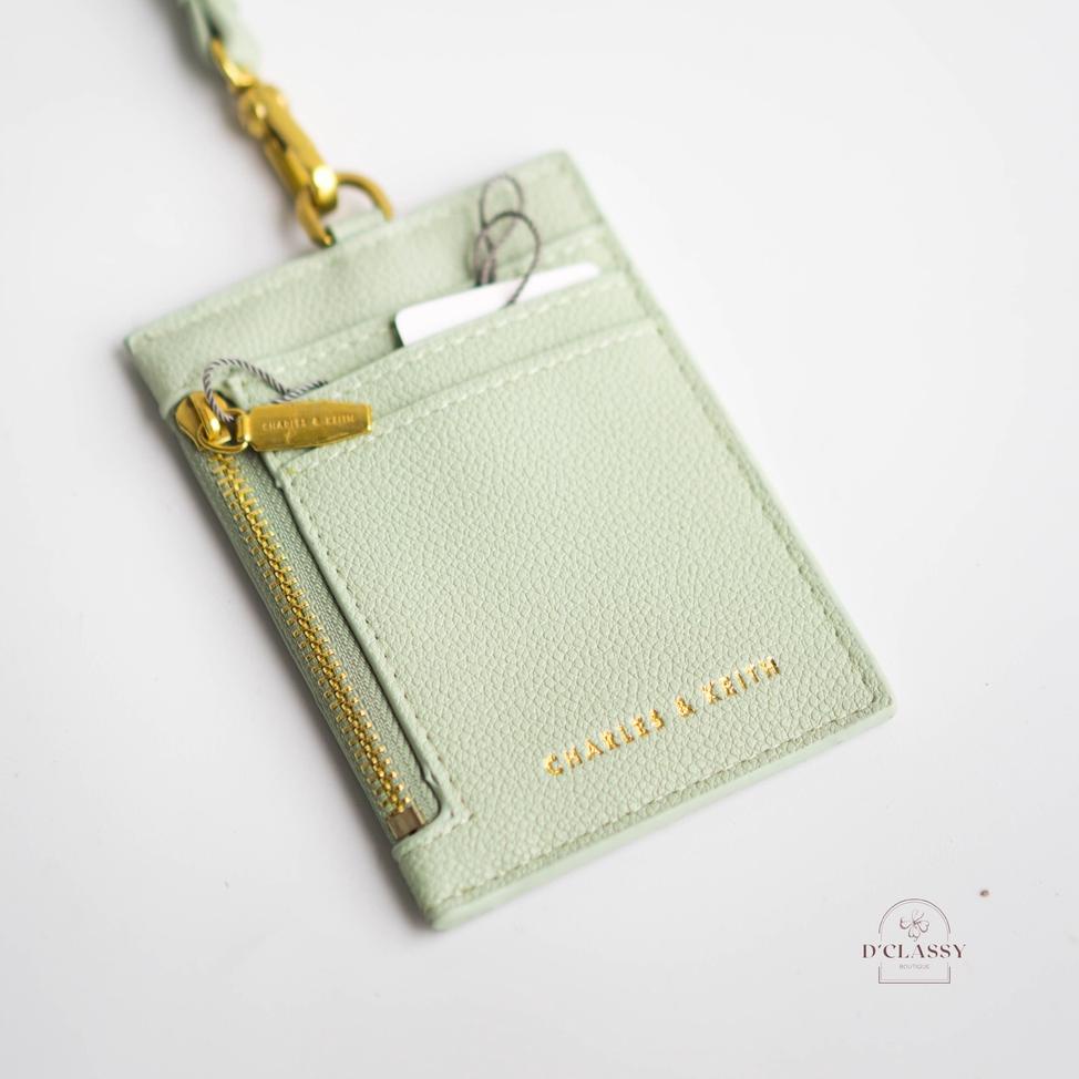 

(D1F3) ☆ DOMPET CK SIDE ZIP LANYARD | NAME TAG - CK6-50701105 //Restock