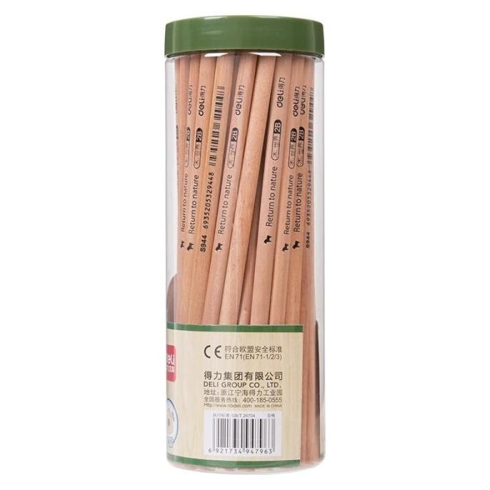 

TERLARIS Deli Pensil kayu/ Pencil - 2B 50pcs/tabung - Sudah diasah 58118/PULPEN GEL/PULPEN LUCU/PULPEN 1 PACK/PENSIL WARNA/PENSIL 2B/PENGHAPUS JOYKO/PENGHAPUS LUCU/RAUTAN PENSIL PUTAR/RAUTAN ELEKTRIK/SPIDOL WARNA/SPIDOL PERMANEN/SPIDOL