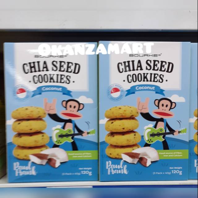 

Paul Frank Chia Seed Cookies Coconut 120gr