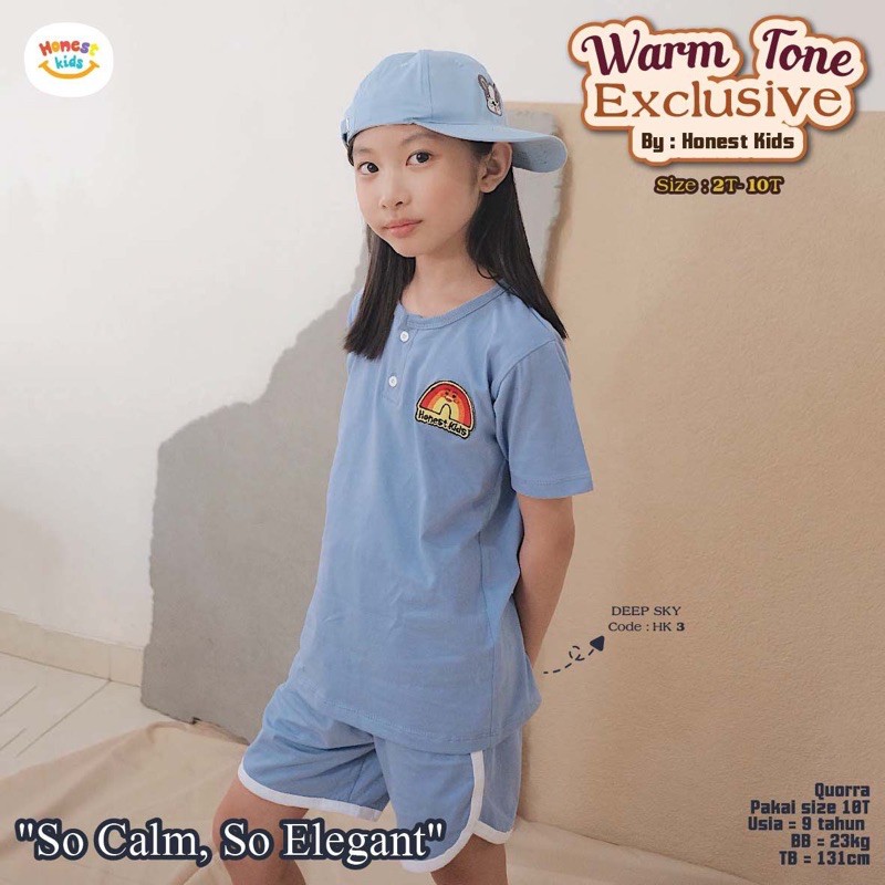 Setelan Anak Bordir Warm Tone Honest