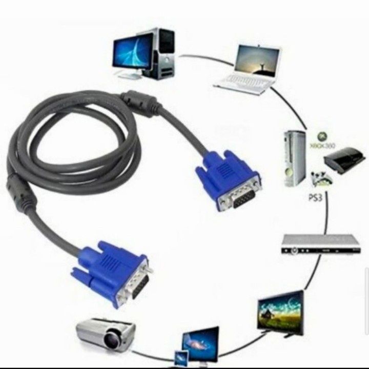 Kabel VGA 15meter / KABEL RGB 15meter / kabel VGA MONITOR CPU 15meter / KABEL PROYEKTOR 15 Meter