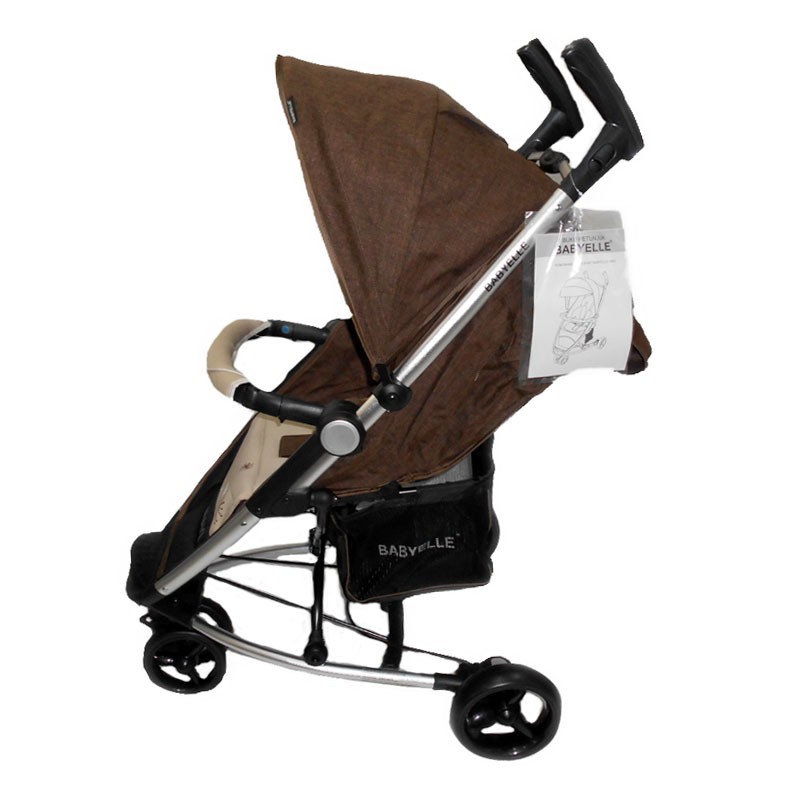 HARGA PROMO Kereta Dorong Bayi Stroller BabyElle 601 Maxi Coffee   Beige