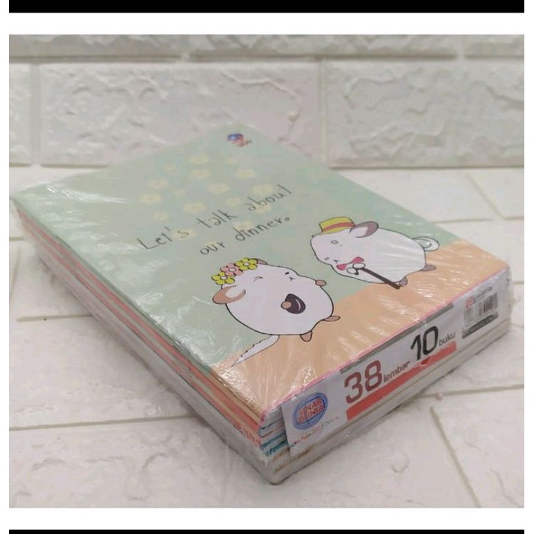 

Buku Tulis Merk Sinar Dunia Sidu 38 lembar harga 1 pack [10 buku] Rp. 38.200