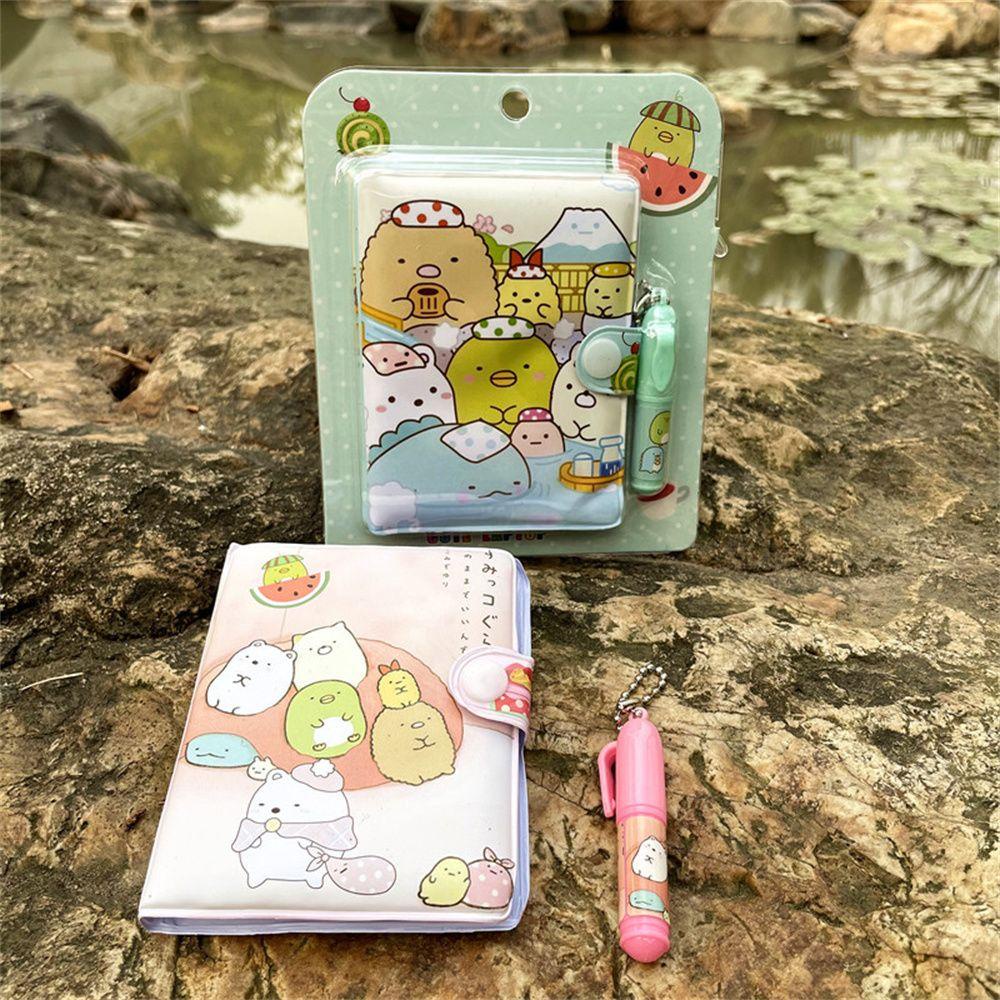 AUGUSTINA Mini Notebook Portable Kawaii Novelty Dinosaurus Travellers Journals Daisy Planner Avoacdo Notebook Dengan Pulpen