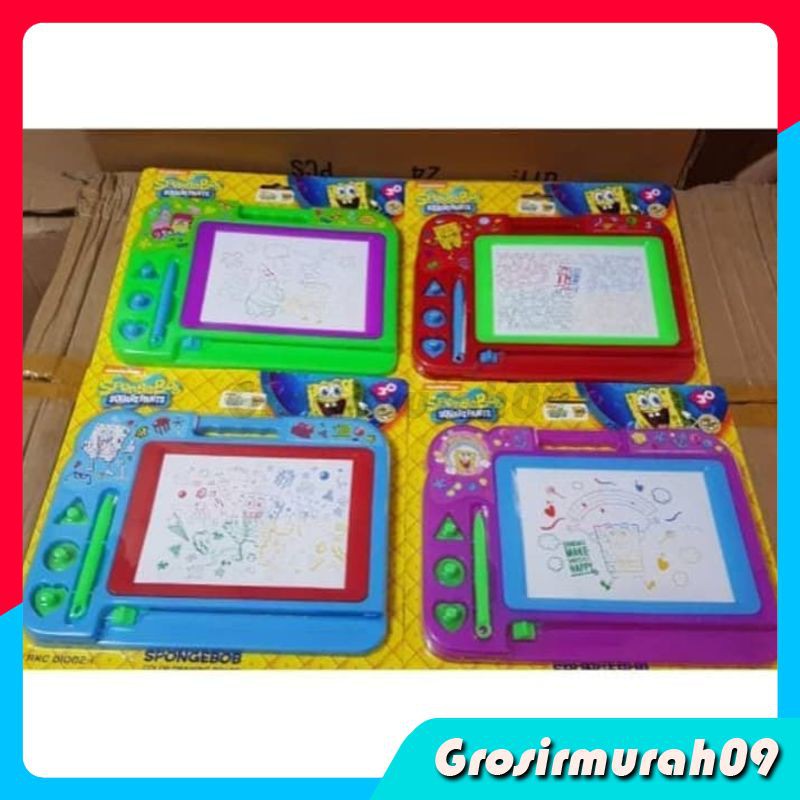 

PAPAN TULIS MAGNET SPONGEBOB DRAWING BOARD RKC 01002-1 GROSIRMURAH88