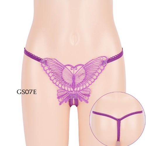 [SIAP KIRIM] CELANA DALAM OPEN CROTCH G STRING SEXY UNGU GS07E