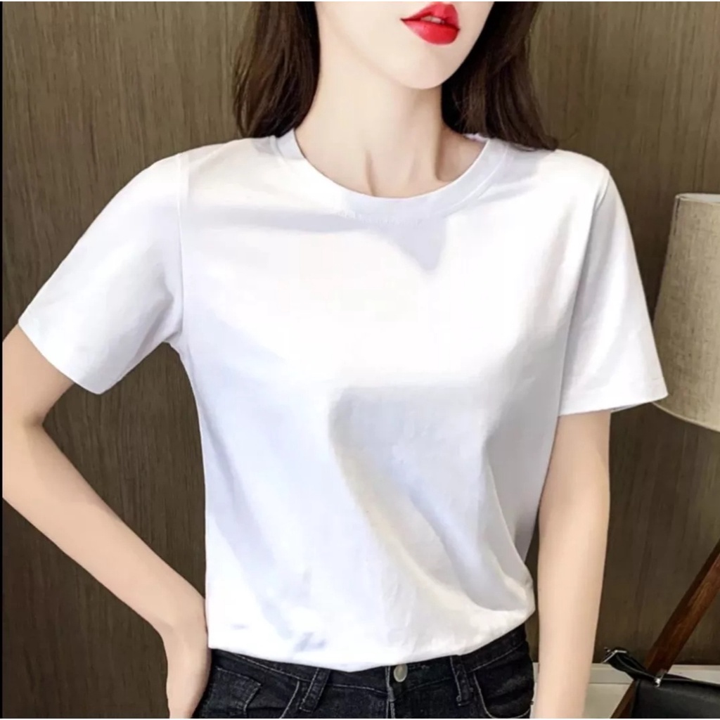 BAJU ATASAN TRENDY POLOS GIRL TERBARU-ATASAN WANITA KEREN KEKINIAN-BAJU BASIC CEWEK TERLARIS