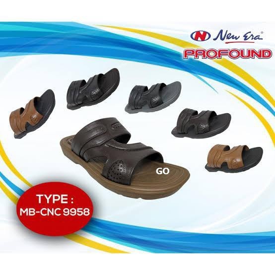 gos NEW ERA MB CNC 9958 Sandal Selop Pria Sendal Pria Dewasa Original