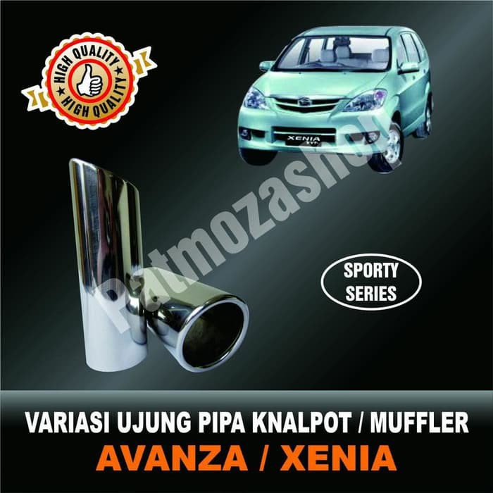 Muffler Variasi Ujung Pipa Knalpot - Sporty - Avanza &amp- Xenia
