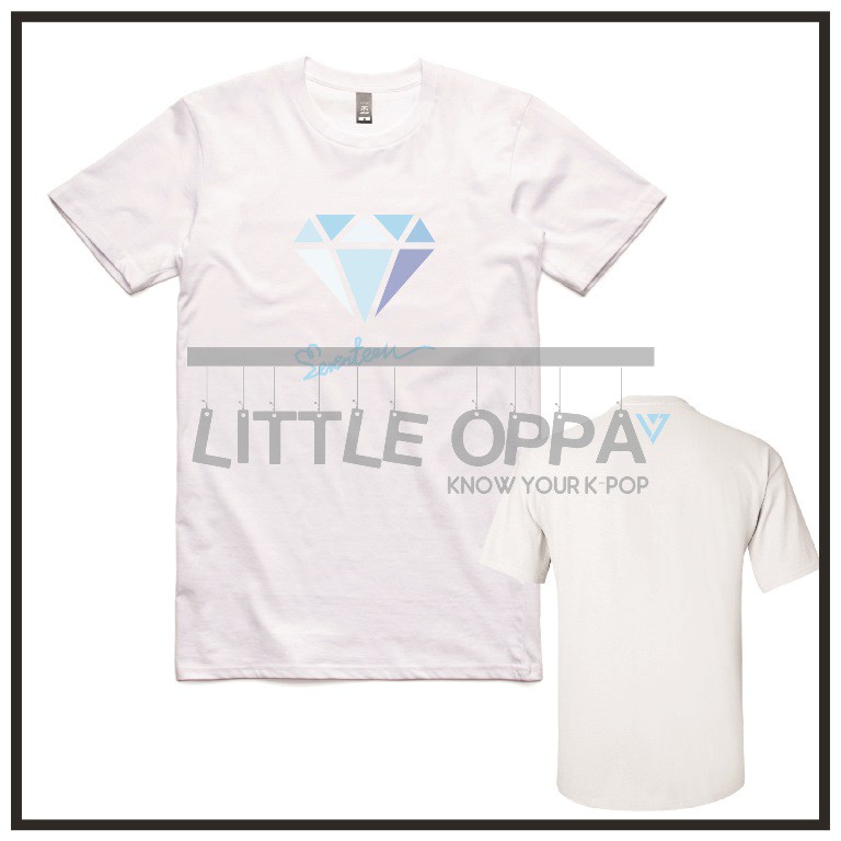 KAOS T-SHIRT KPOP SEVENTEEN DIAMOND EDGE