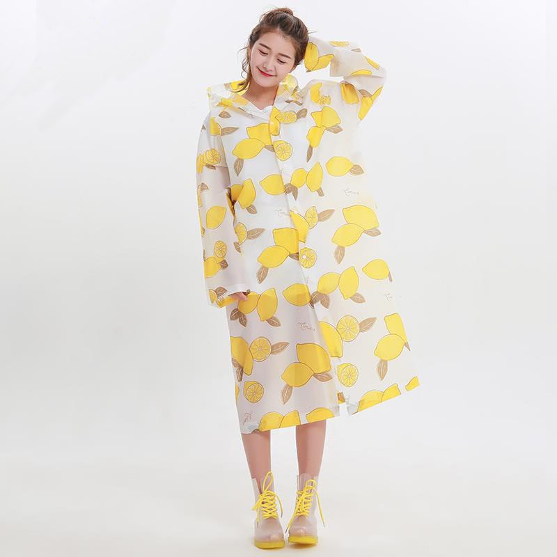 NEW!! Jas Hujan ASLI EVA RAINCOAT  HOME  TRAVEL FASHION YELLOW LEMON STYLE MJ 862 Best Quality EVA