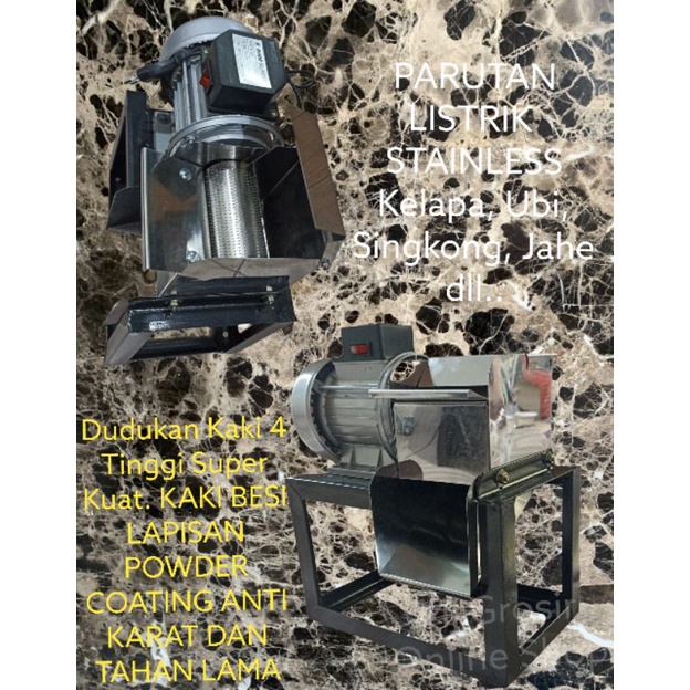 PARUTAN KELAPA LISTRIK / PARUTAN LISTRIK UBI KUNYIT JAHE MERK BISON