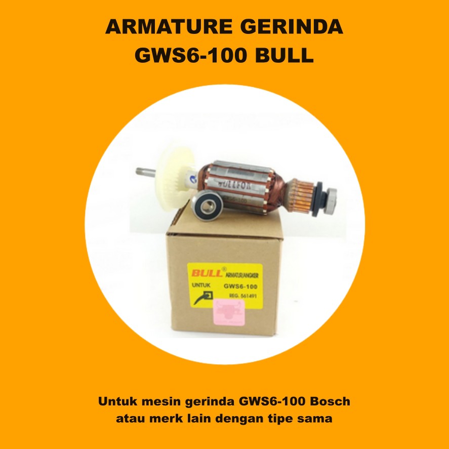 Armature Gerinda GWS6-100 Bull Armature Gerinda Bosch GWS6-100 Bull