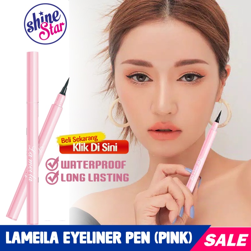 SHINE STAR - COD - Eyeliner Pencil Waterproof LAMEILA ( PINK ) - Eyeliner Spidol / Eyeliner Waterproof Anti Air Tahan Lama / Eyeliner Murah Bagus Waterproof Dengan Warna Intense / Maskara Waterproof Anti Air Tahan Lama