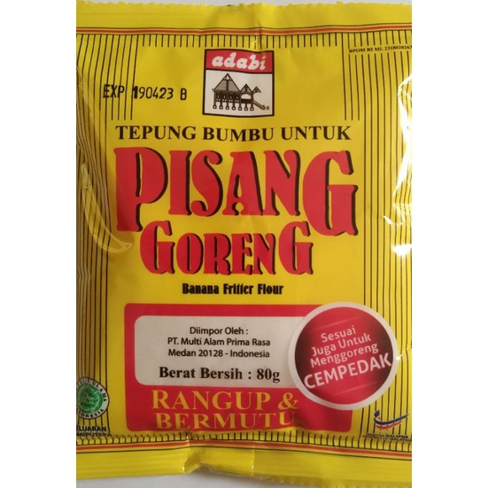 

Adabi Tepung Goreng Pisang 80gr (6pc)