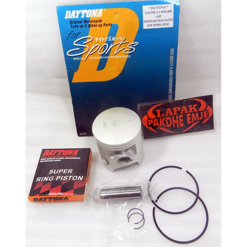 SERBA ORI PISTON RX KING DAYTONA ORIGINAL  UKURAN TERSEDIA CEK DI KETERANGAN LAPAK PAKDHE EMJE