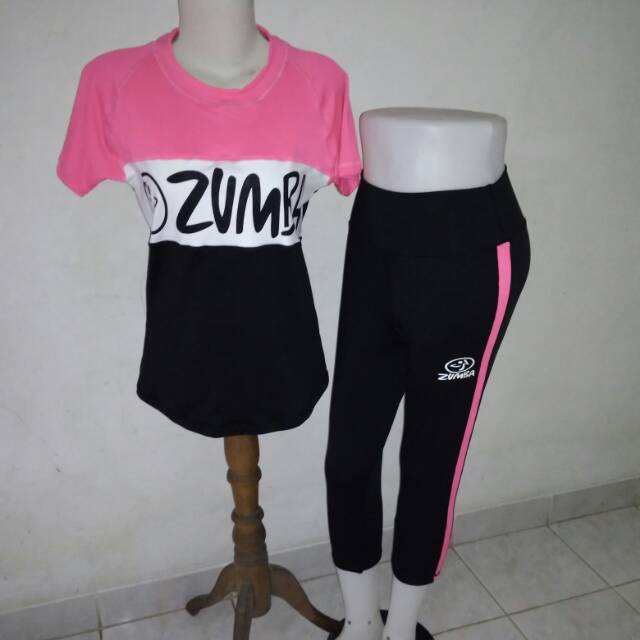 Stelan baju senam zumba / aerobic