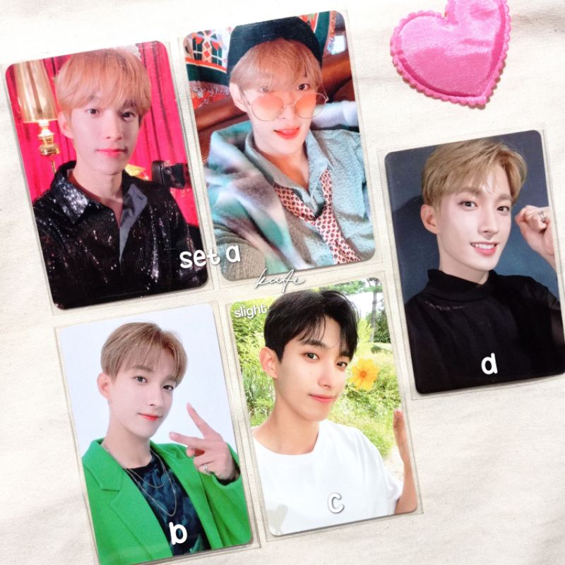 dk dokyeom seventeen photocard pc
