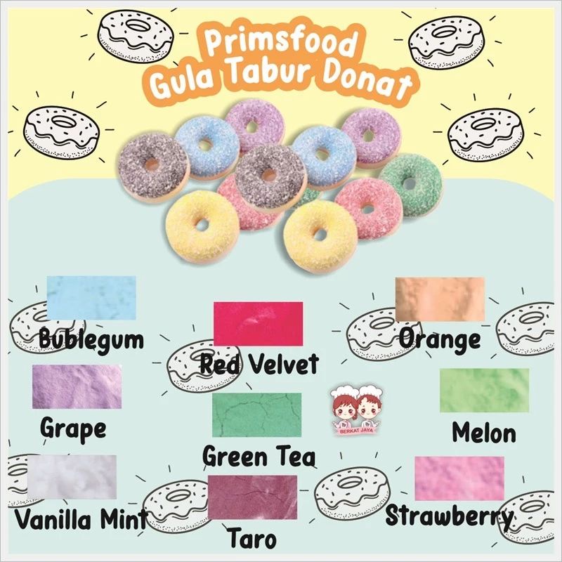 

Gula Donat Putih / Warna 250gr