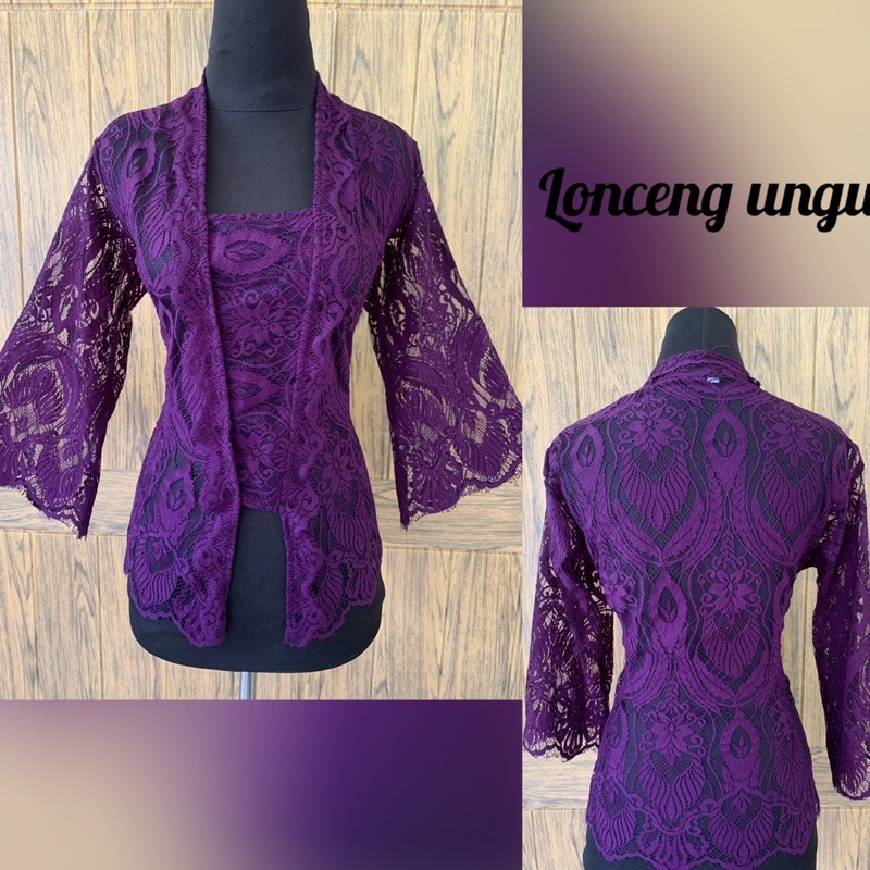 kebaya brokat/kebaya semi prancis/kebaya lonceng