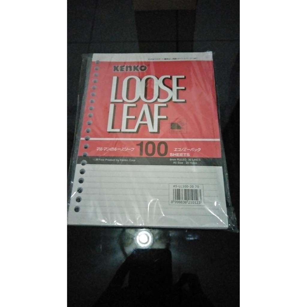 

Kertas Isi File/Loose Leaf 100 Sheet 15 Cm X 21 Cm