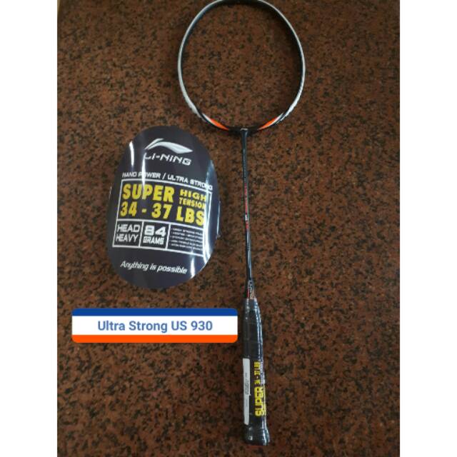 Raket Lining ULTRA STRONG tension 34-37Lbs     US 920, 930, 950, 960