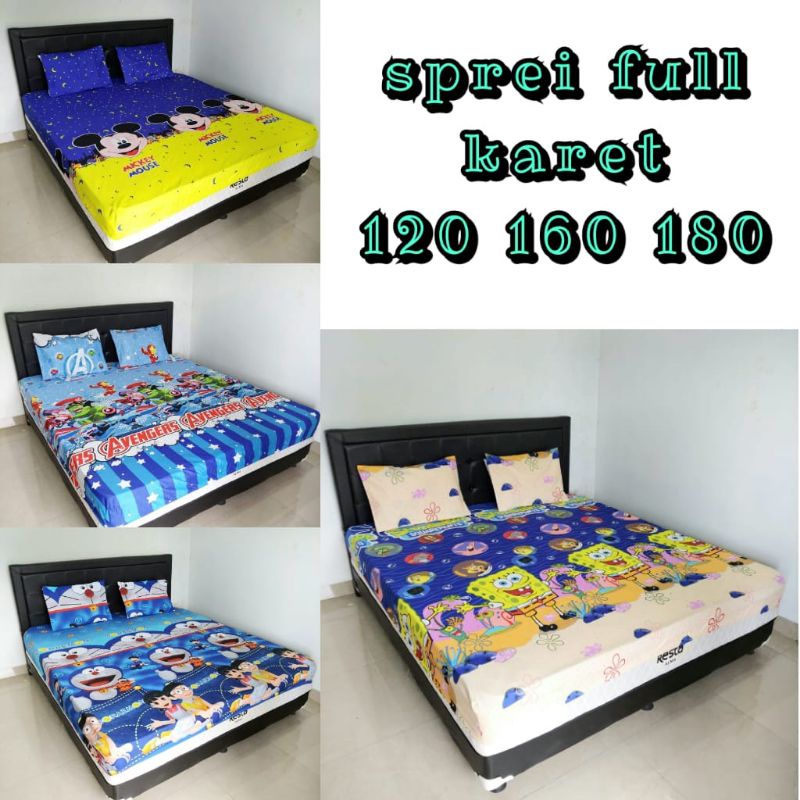 SPREI FULL KARET SIZE 120 160 180