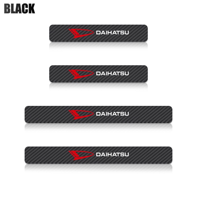 Daihatsu 9Pcs Stiker Pelindung Pintu Mobil Anti Gores Bahan Carbon Fiber Untuk Rocky Taruna Ayla Ceria Classy Taft Sigra Xenia