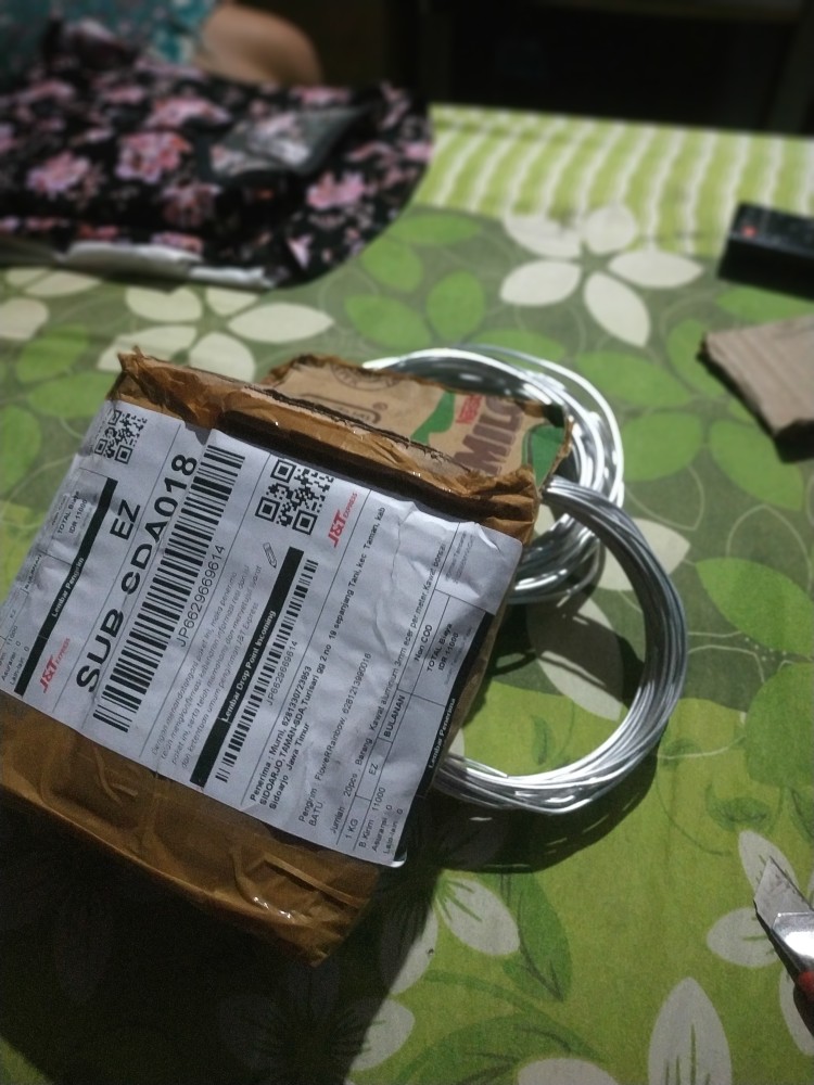 Kawat Aluminium 3mm Ecer Per Meter