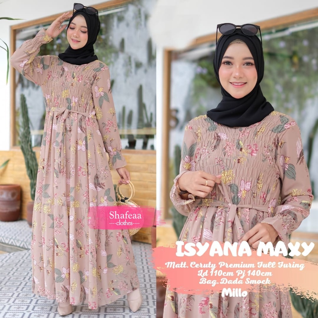 Baju Gamis Muslim Wanita Dewasa Model Terbaru 2021 Untuk Lebaran  Ori Alila