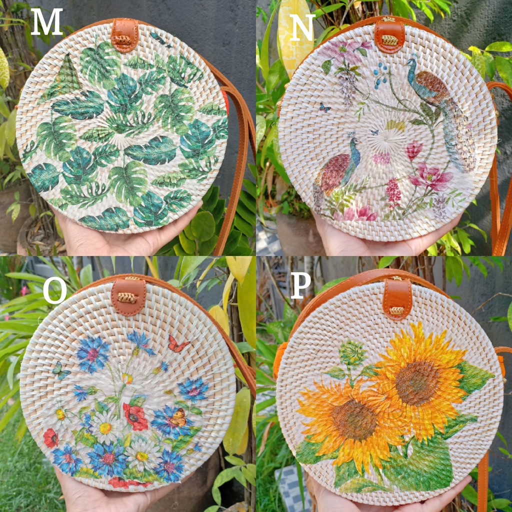 

Tas Rotan Decopauge Part 2 Gambar Lukis Unicorn Little Pony Sakura Merak