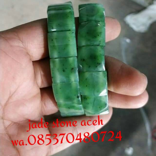 Gelang Giok aceh Nephrite Ori