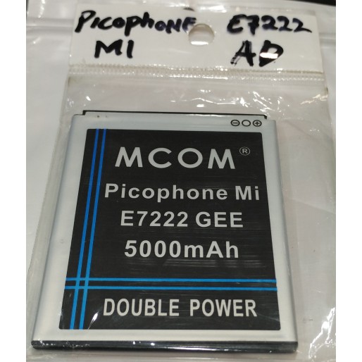 Batre Baterai Double Power Mcom Axio Axioo Picophone M1 Mi E7222 GEE