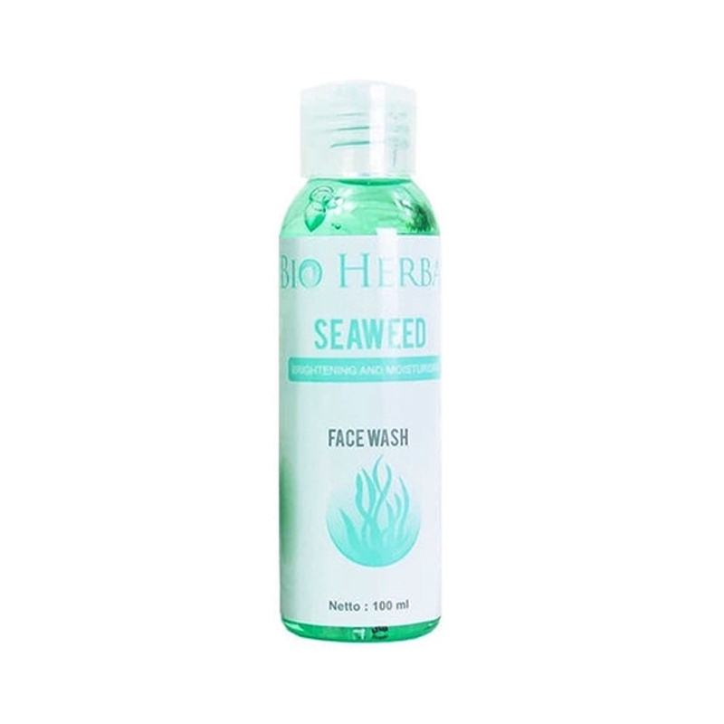 Sabun Muka Bio Herbal Seaweed Face Wash