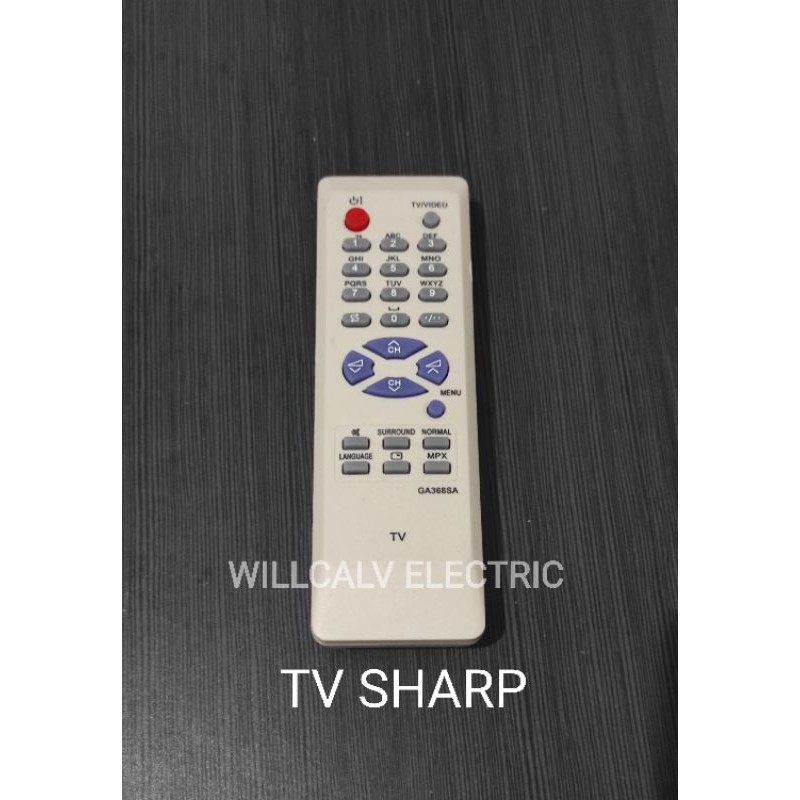 REMOTE TV SHARP - REMOT TV TABUNG SHARP - REMOTE TV MERK SHARP