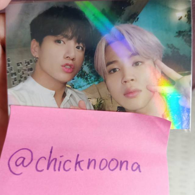 PC Jikook ticket holder muster